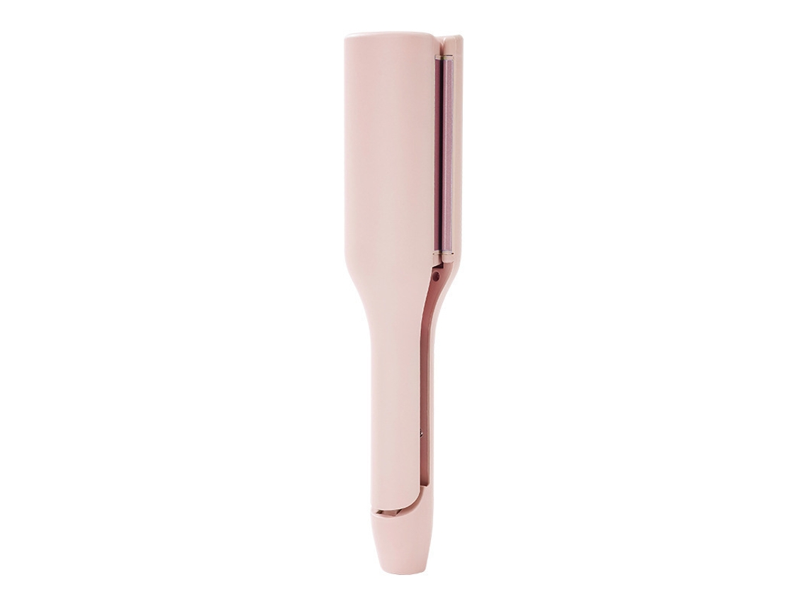 Ferro de Ondular com Ondas Profundas em Rosa, com Quatro Níveis de Regulação de Temperatura, Ideal para Viagens e Festas STELASPLEN