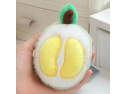 Boneco Pelúcia Chaveiro Forma de Fruta Maçã Vermelha Acessório para Mochila CHABERLU