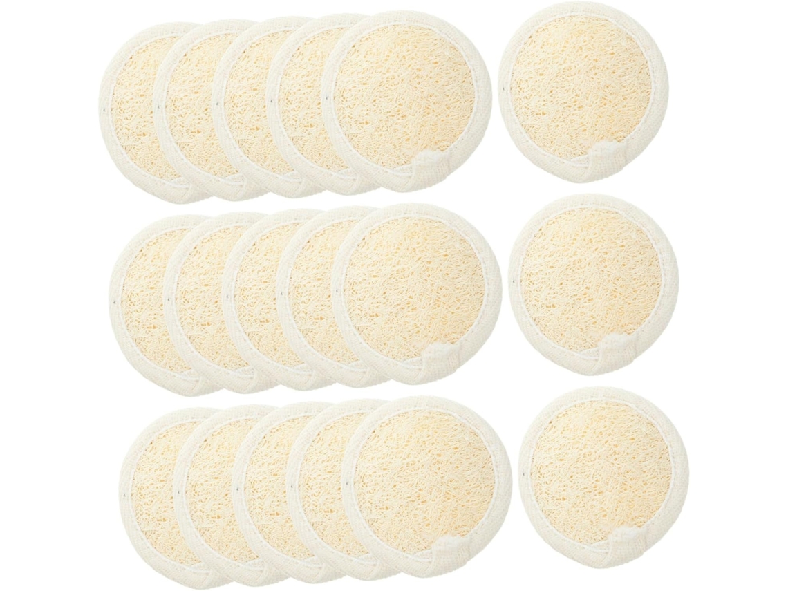 Lurelia Kit De 18 Buchas Vegetais De Banho De Cuidado Corporal, Bucha Vegetal