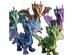 Laxiscreed - Modelo De Dragão 3d Com Articulação Para Decoração E Brinquedo De Moda