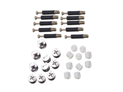 Conjunto Com 10 Conectores De Came Para Móveis Madeira, Porcas