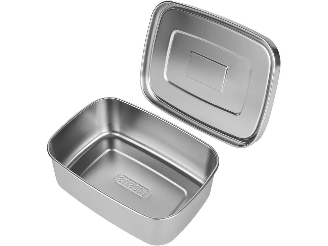 2026 caja de Almuerzo Portátil de Acero Inoxidable de 1,1l para Niños Y Adultos, Segura para Lavavajillas Y Sin Bpa