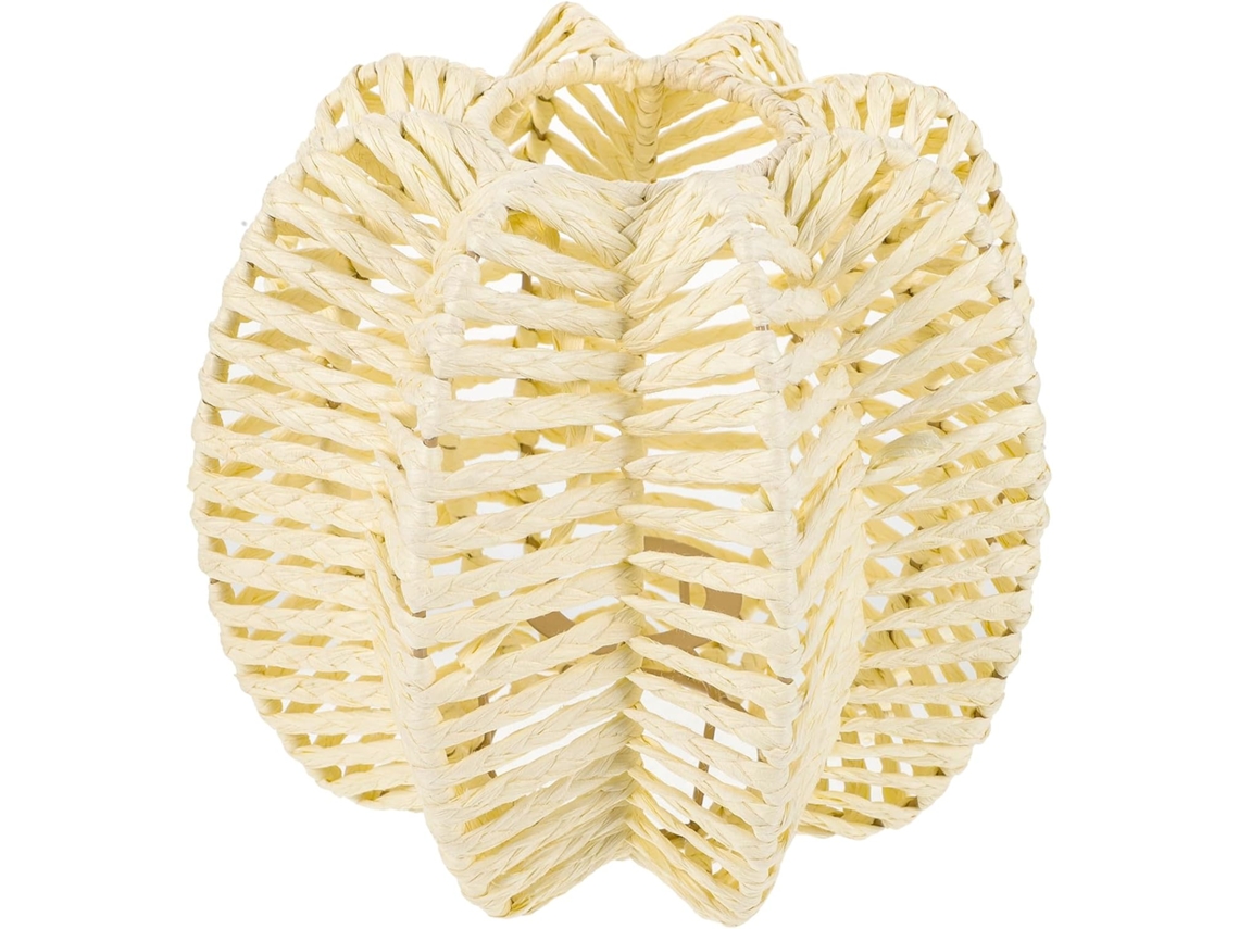 Luminária Pendente Vintage Em Rattan Trançado, Luminária Pendente Rústica Em Rattan.