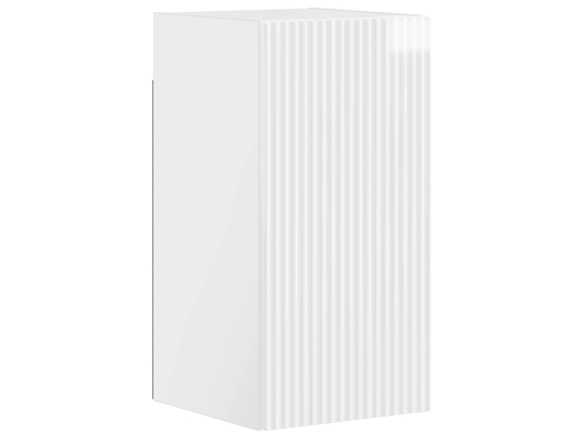 Vidaxl Armário De Parede Para Banheiro Arnhem Branco Brilhante