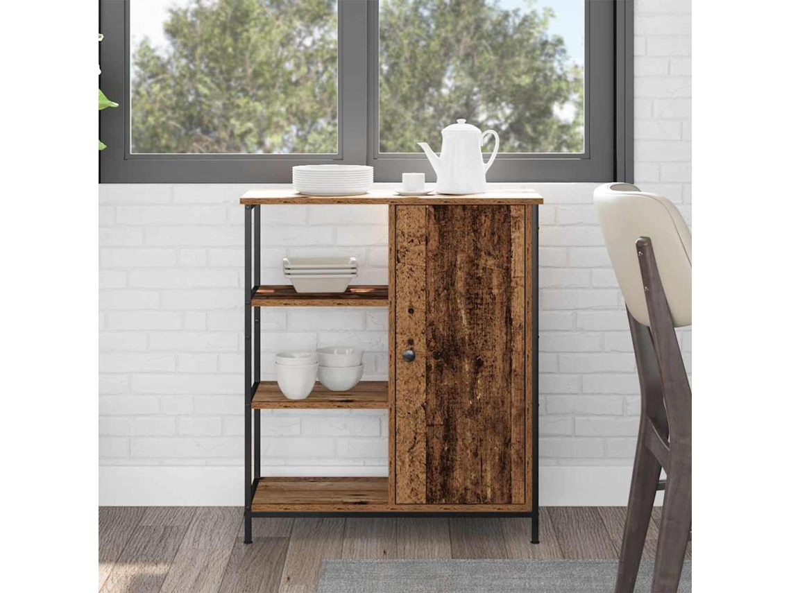 Vidaxl Buffet Madeira Antiga 70 X 30 X 80 Cm