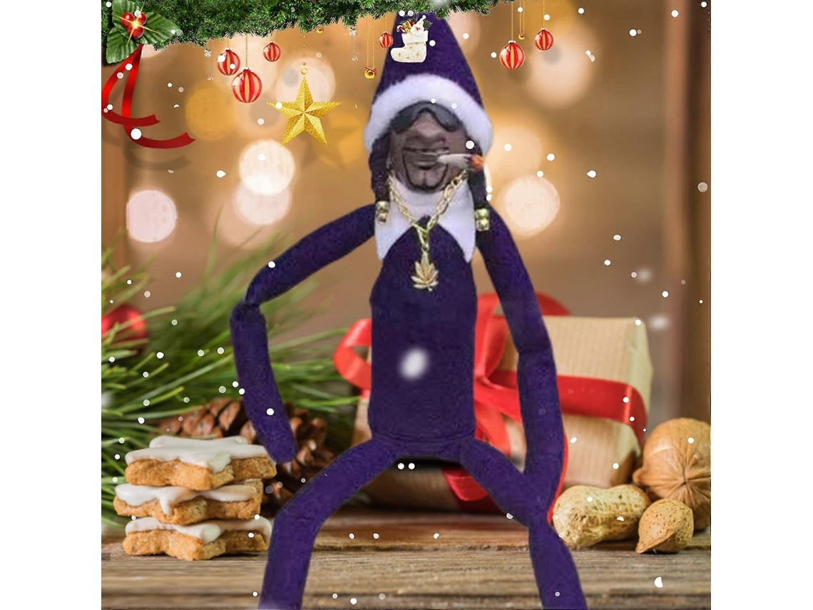 Peluche Elf Natalício Roxo