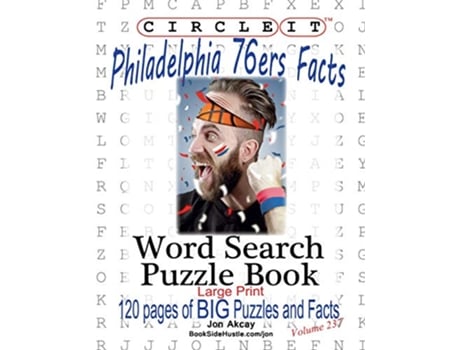 Livro Circle It Philadelphia 76ers Facts Word Search Puzzle Book de Lowry Global Media LLC Jonathan Akcay Mark Schumacher (Inglês)
