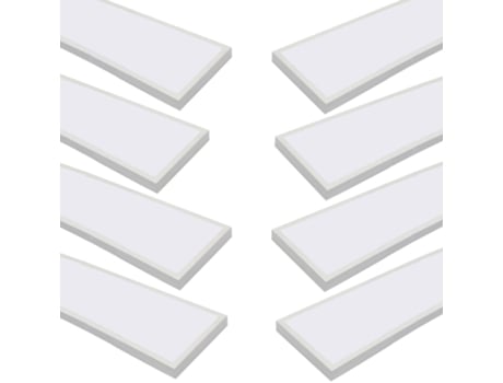 8X Painel Led Retroiluminado para Surface 120X30 Cm Alimentação 60W 5000Lm Branco Neutro 4200K Quadro Branco Driver Incluído JANDEI