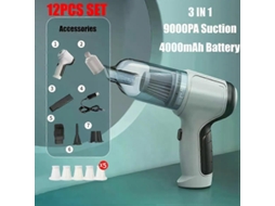 Aspirador De Pó Sem Fio 3 Em 1 Para Carro 9000pa 120w, Soprador, Sem Fio, Portátil, Automático, Doméstico, Carro, Uso Duplo, Mini Slowmoose