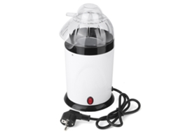 Máquina de pipocas elétrica mini para uso doméstico em branco LAXISCREED