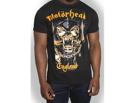 T-Shirt ROCK OFF Motörhead - Mustard Pig Preto (Tamanho: L)