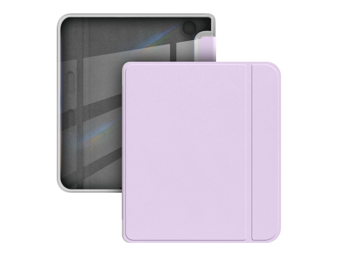 Capa Para Kobo Libra Colour /2 (7 Polegadas), Traseira Tpu Flexível Macia Ultra Transparente Czhhmart Roxo