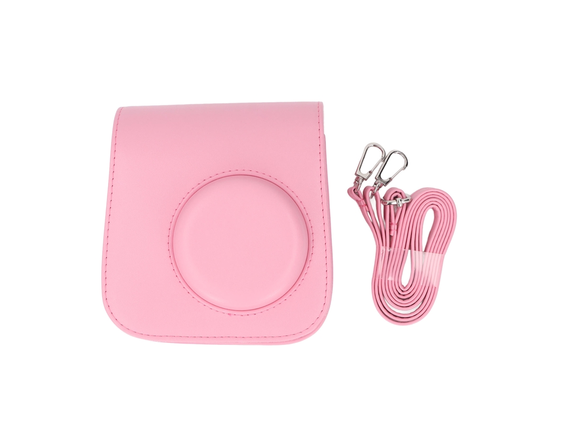 Instant Camera Protective Case With Removable Adjustable Strap Retro Rain Proof Scratch Resistant Pu Leather Bag For Mini Se 7 Plus Roseate LAXISCREED