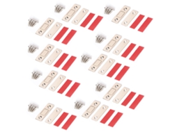 Laxiscreed Batentes De Porta Magnéticos Sem Furação, Pack De 10 Unidades Para Instalação Prática