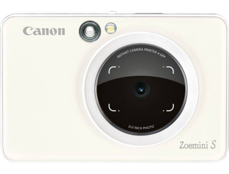 Zoemini S  Branco Pérola - Câmara Instant: 2 em 1 em formato de bolso, 8 megapixel, Resolução fotográfica: 314 x 600 dpi, Ligação Bluetooth, Tecnologia Zink para impressões à prova de
