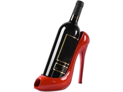 Repisa De Vinho Estilo Sapato De Salto Alto, Repisa De Garrafas Europeia Para Decoração Residencial (vermelho)