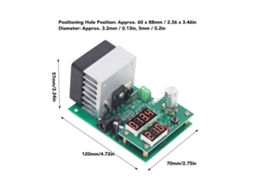 Laxiscreed Testador De Carga Eletrónica 60w Para Baterias, Corrente Constante E Capacidade