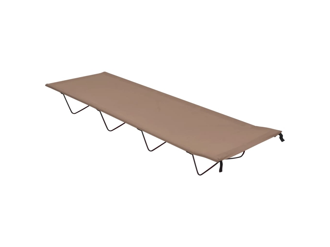 Camas de Campismo 2 Pcs 180x60x19cm Tecido Oxford e Aço Cinza MAISON EXCLUSIVE