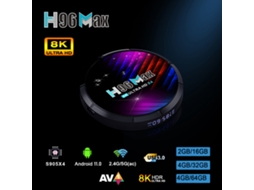 Smart player box android 11.0 com controle remoto EOOCOO