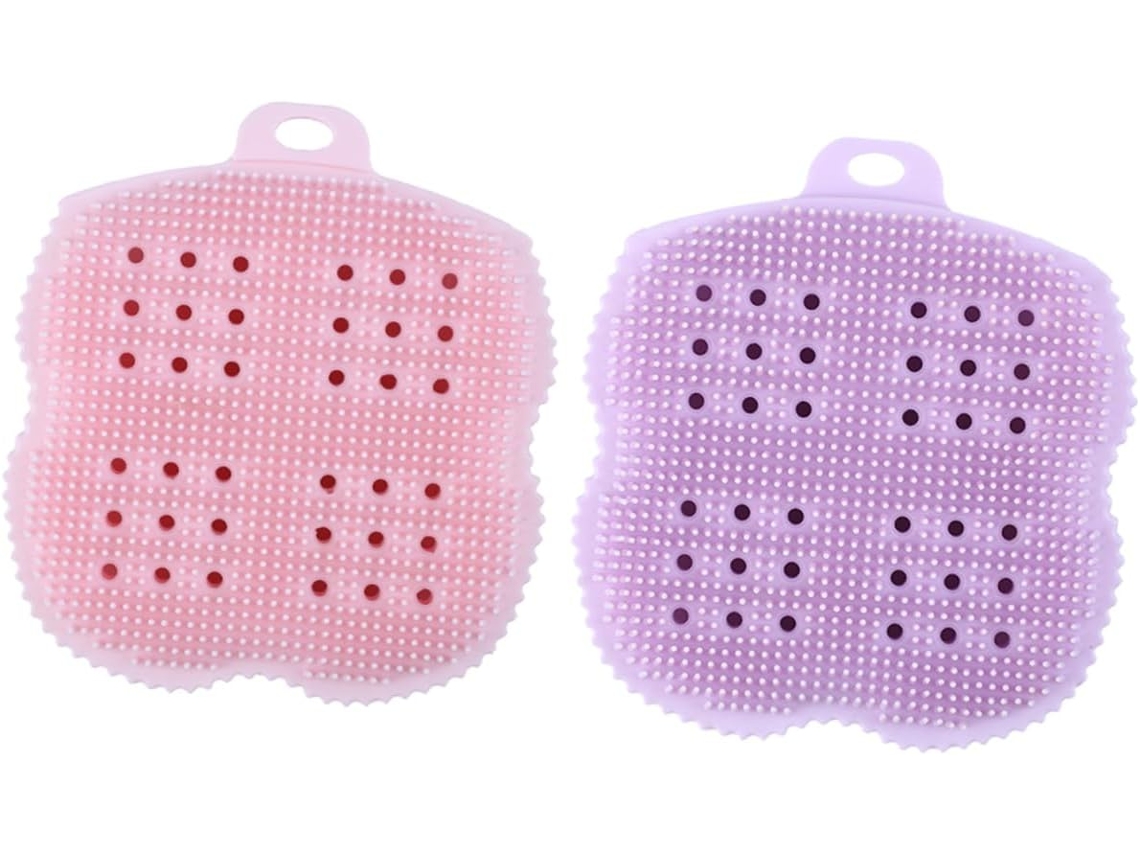 Conjunto De 2 Escovas Banho Esfoliantes Packove Para Corpo E Costas, Conjunto Prático Com Design Ergonômico Para Homens