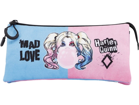 Estojo Triplo  Bad Girl HS (Multicor - 11x23x10cm)