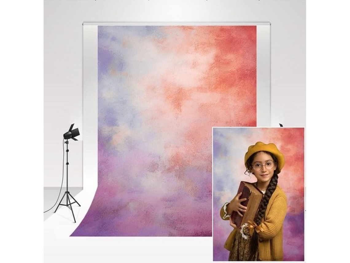 Fundo Colorido E Abstracto Nuvem - Fundo Fotográfico 1,5 X 2,2 M - Materiais Microfibras - Suave Para A Pele - Fundo Decorativo - Qualidade Profission