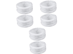 Inoomp 6 Rolos de Arame Revestido de Pvc para Amarrar Plantas, Flexível e para Jardinagem, Projetos de Bricolagem e CHABERLU