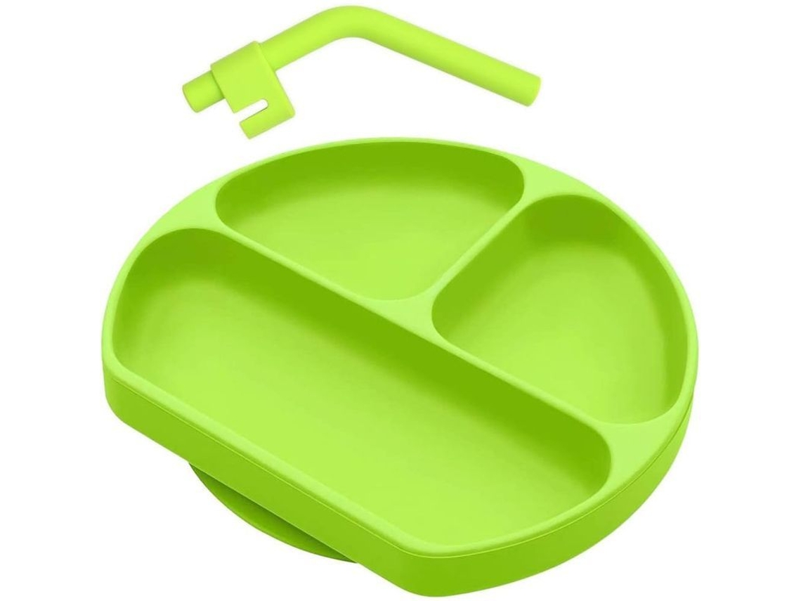 Prato de silicone para crianças com ventosas, 3 compartimentos Marca
