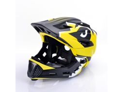 (amarelo) Capacete Infantil Para Ciclismo, Capacete Esportivo, Capacete Integral Removível