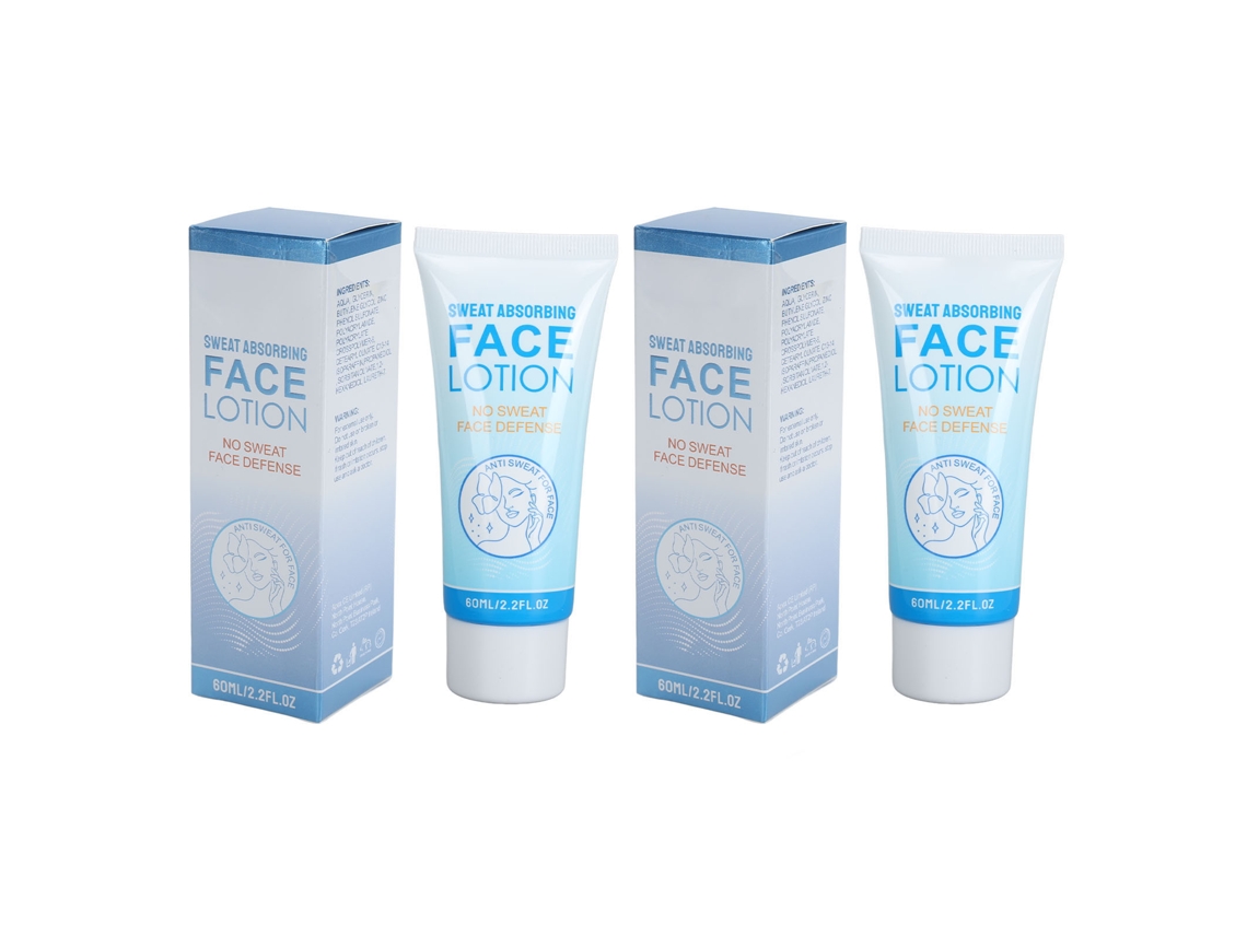 2 Caixas Creme Antitranspirante Absorvedor De Suor 60ml Para Sudorese Excessiva