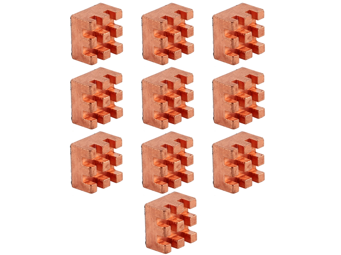 10 Peças Dissipador de Calor Pequeno P8x5x8 para Cpu Pcb Amplificador Aparatos Eléctricos