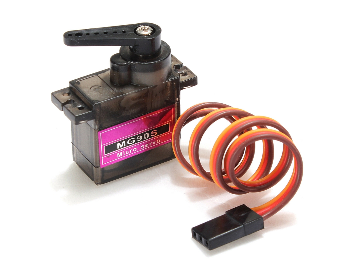 Conjunto de 6 micro servos de plástico MG90S de 13,4g para aeromodelismo, helicópteros, carros e barcos RC da Zohd Volantex MDUG