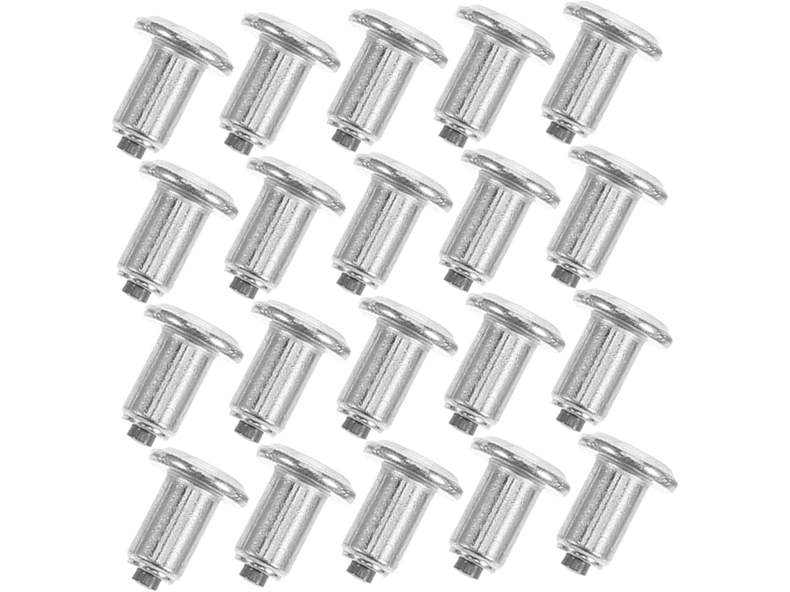 100 Espigões Antiderrapantes Para Pneus, Cravos De Metal Prateados Para Pneus