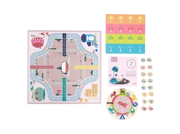 Jogo De Xadrez Animal Infantil Educativo Brinquedo Multifuncional Mesa Para Crianças Acima De 3 Anos 2