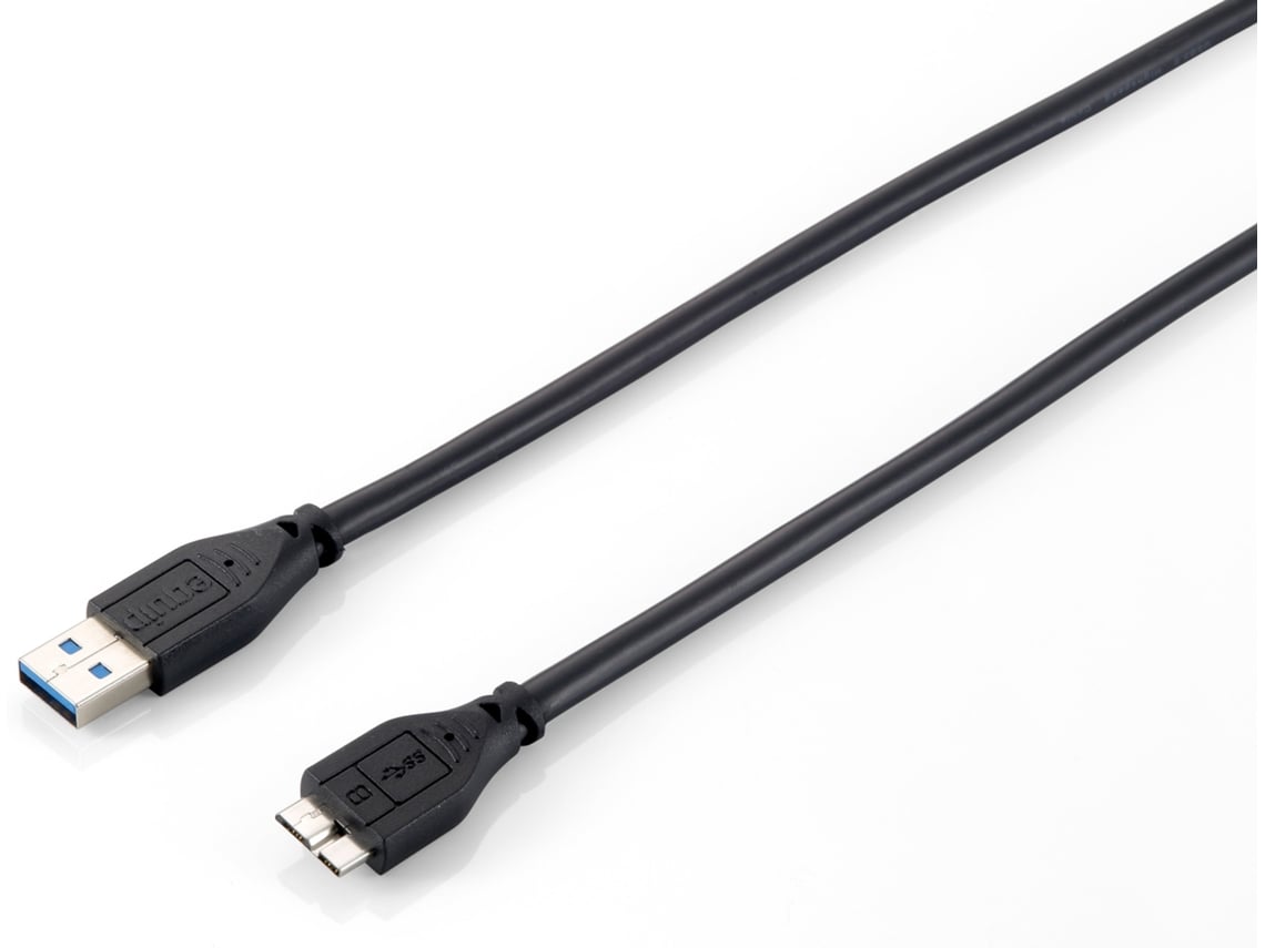 Cabo de Dados EQUIP (USB A - Micro USB B - 1.8 m - Preto)