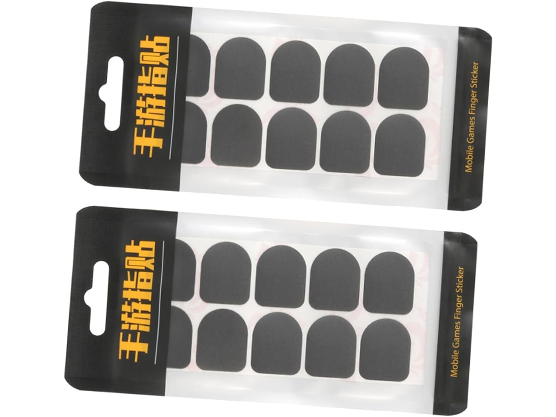 Topbathy Protetores De Dedo Antiderrapantes E Redutores Atrito Para Jogos, Pacote Com 2 Unidades, Fibra De Carbono, Para