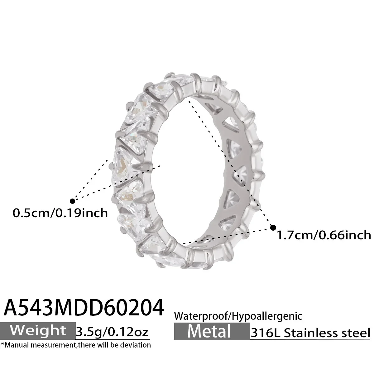 Anel Triangular Com Zircônia Roxa (prateada), Design Brilhante E Eterno Banhado A Ouro.