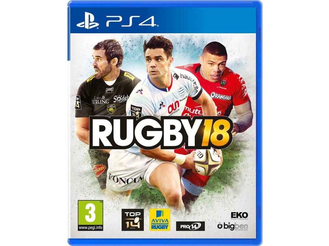 Jogo PS4 Rugby 18