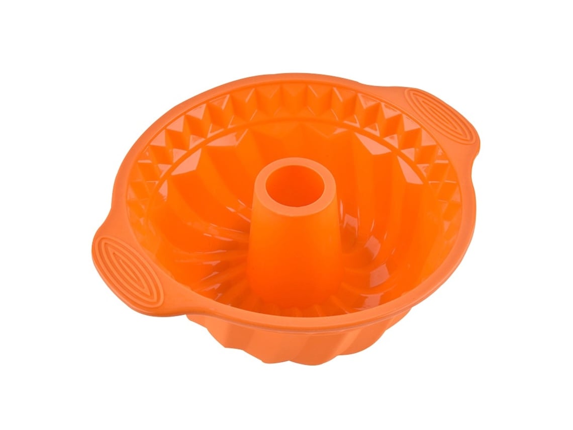 Formas De Silicone Reutilizáveis Para Bolos, Laranja Elysve