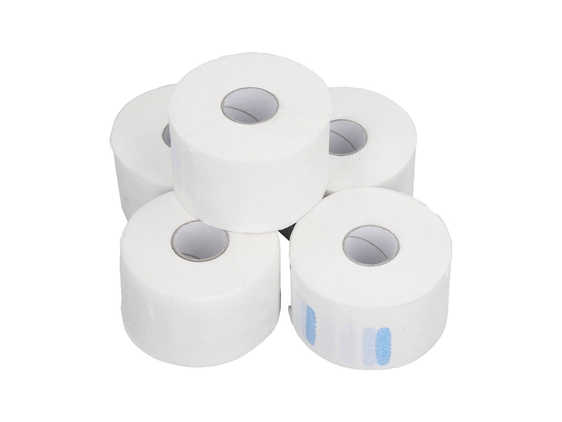 Tiras De Papel Para Pescoço De Barbeiro Descartáveis Macias E Resistentes Para Coloração E Corte De Cabelo