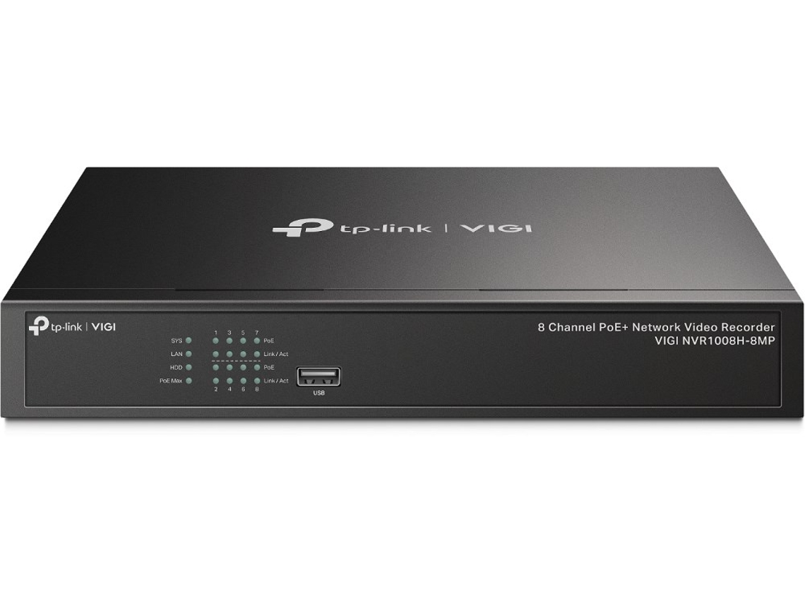 Vigi 8 Canal Poe Rede Gravador de Vídeo Tp Link