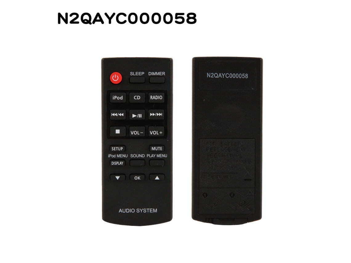 Compatível Com O Comando Da Televisão Panasonic N2qayc000058