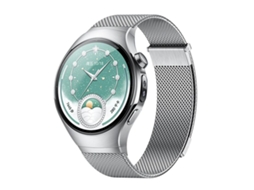 Bracelete Para Huawei Watch 5 (42mm) - Aço Inoxidável Milanês Magnético - Botão De Pressão Aço