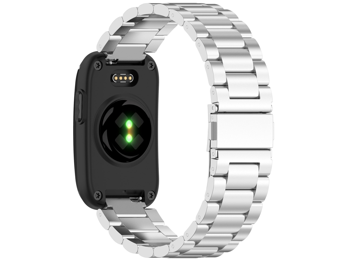 Bracelete De Aço Inoxidável Para Garmin Cirqa Sem O Smart Band (prata)