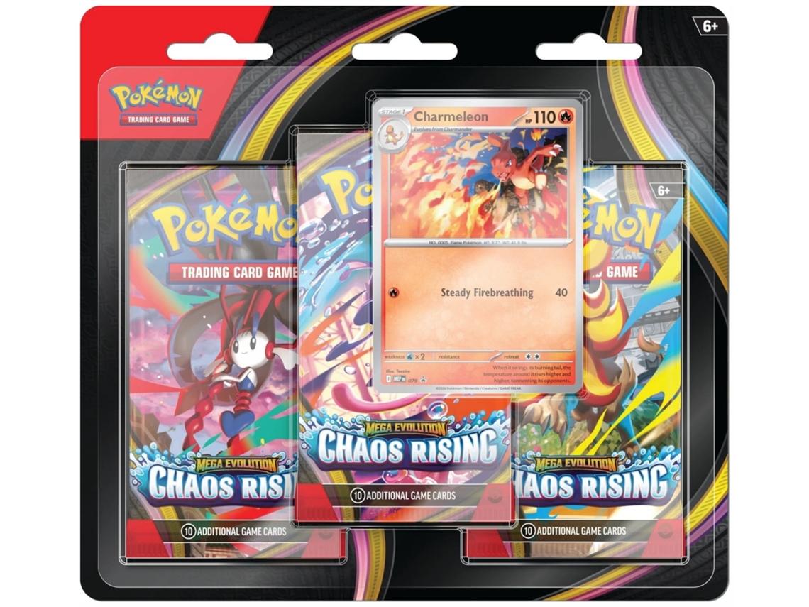 Pkm Mega Evolution: Chaos Rising 3-pack Blister (en)