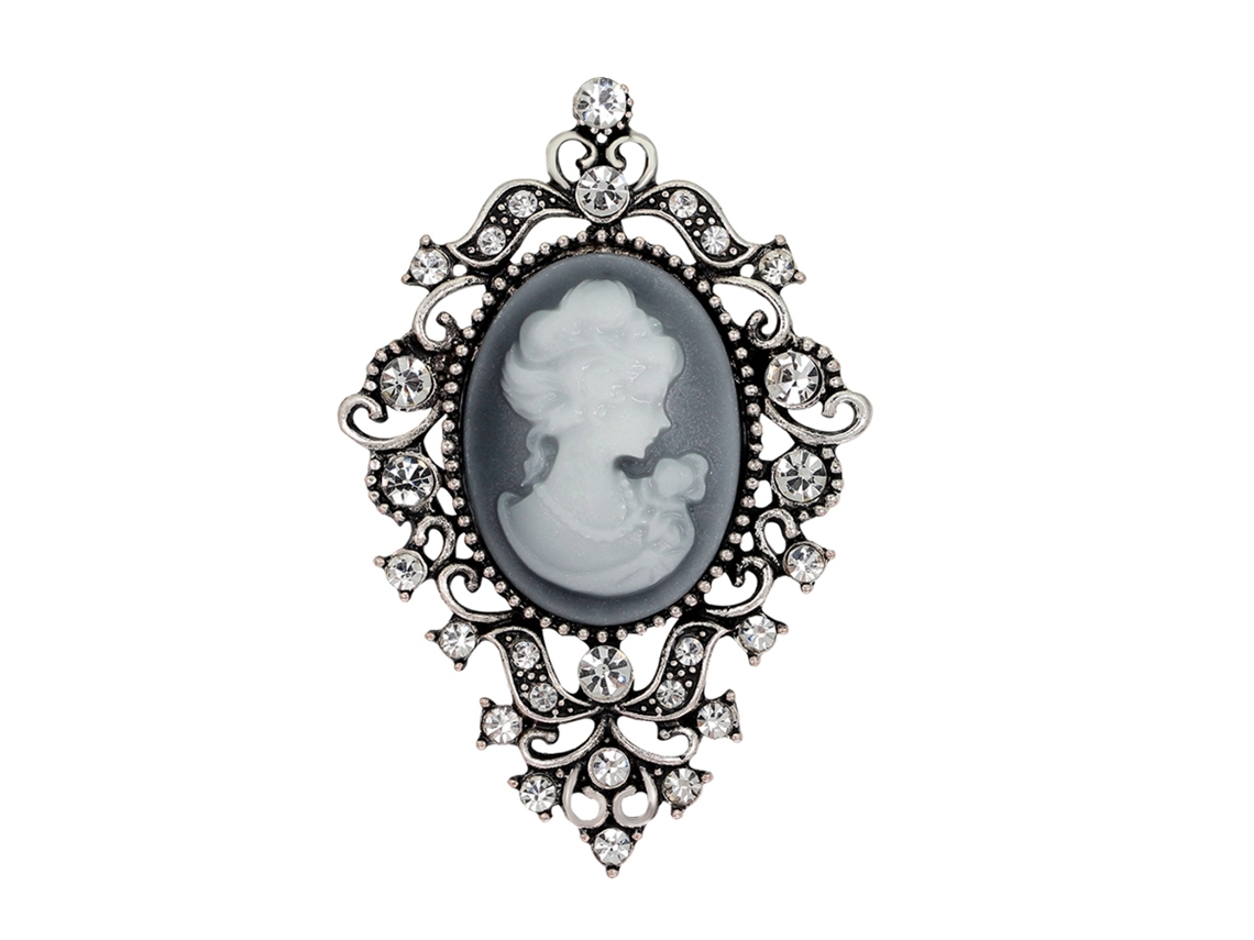 Broche Liga Feminino Acessório Roupa Strass