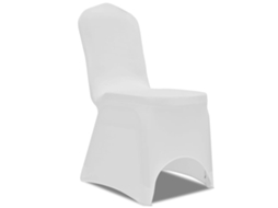 Chair Cover, Chair Covers Vidaxl Branco Tecido (n/a)