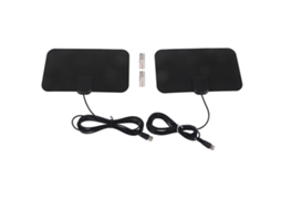 Aetheria 2pcs Antena Tv Hdtv Mini Portátil 4k Digital 80 Milhas 1080p com Cabo 280cm