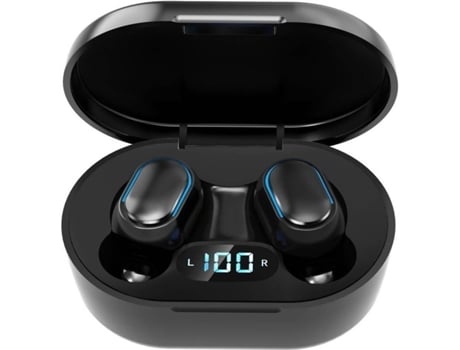 Auriculares Bluetooth True Wireless GETEK AW21 (In Ear - Microfone - Preto)