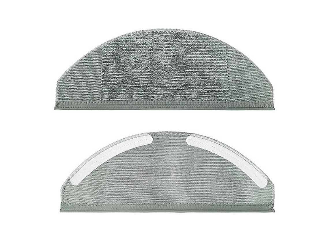 Conjunto de 6 Esfregões Compatíveis com Eufy X8, Esfregão Lavável, Esfregão Descartável, Peças para Aspirador de Pó, Cinza BRILVIBERA